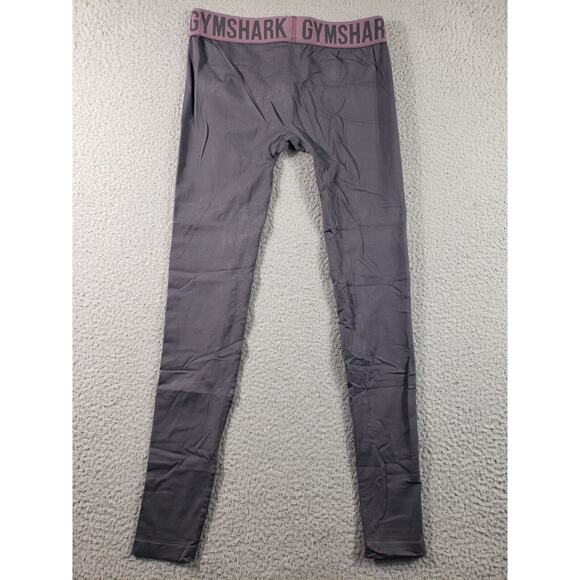 Gymshark Pants Women's Small Gray Pull On Leggings Nylon Stretch Casual Yoga - Picture 10 of 12